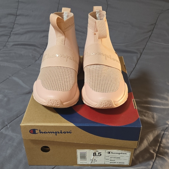 Champion Blush Pink Slip-On Sneakers - Picture 1 of 6
